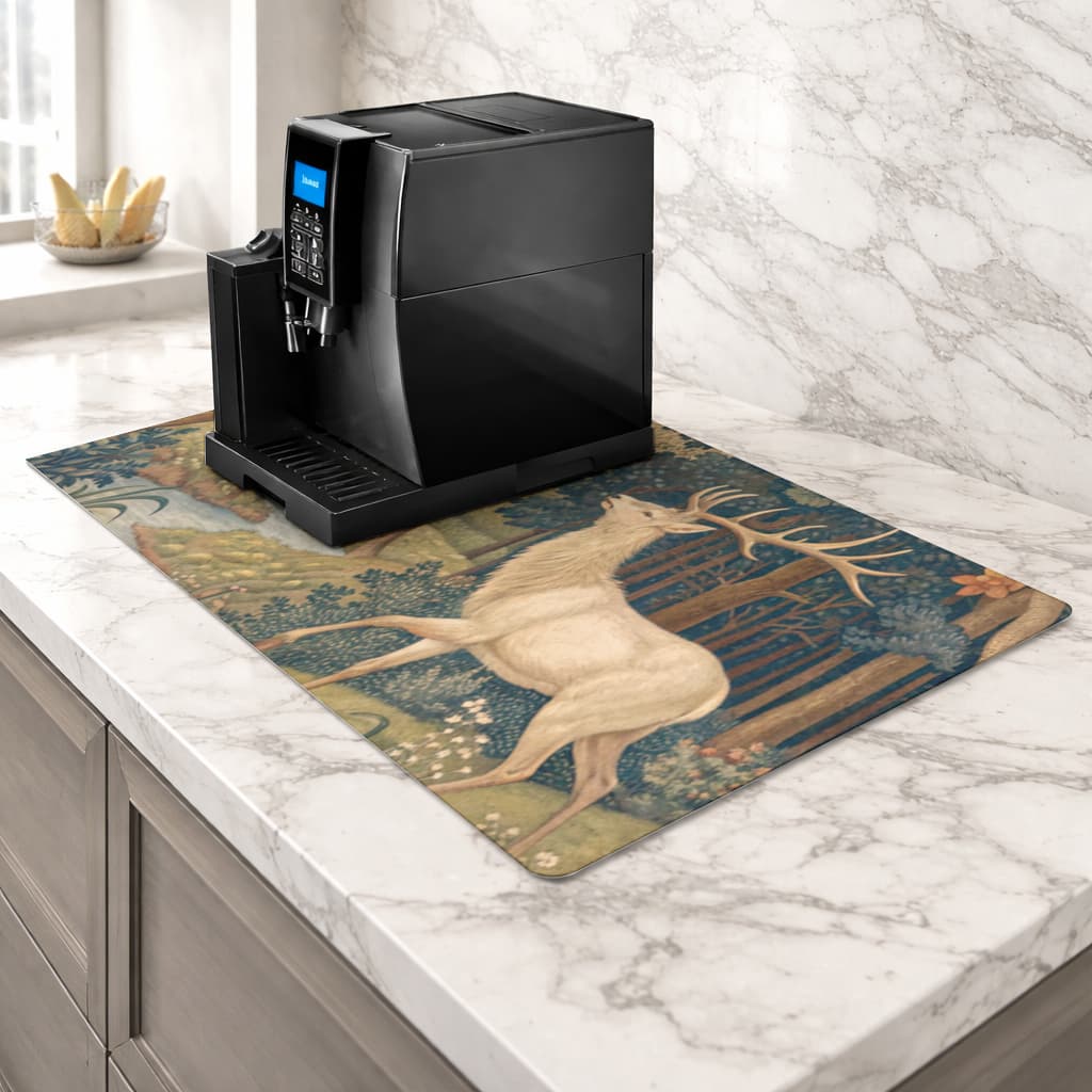 Clown Design  Colorful Illustration Coffee Mat