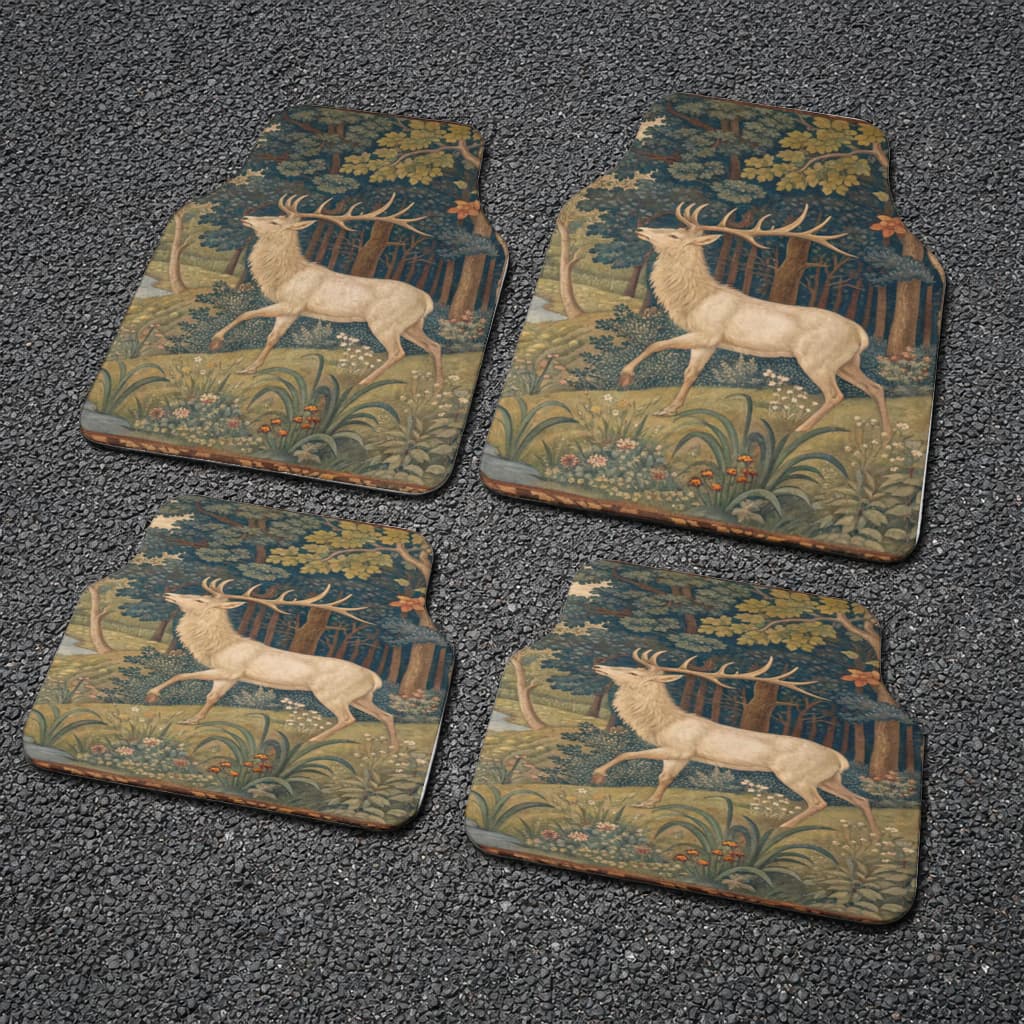 Clown Design  Colorful Illustration Car Floor Mats