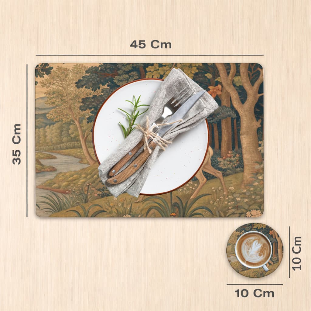 Clown Design  Colorful Illustration Charger Plate Set  12 Pieces