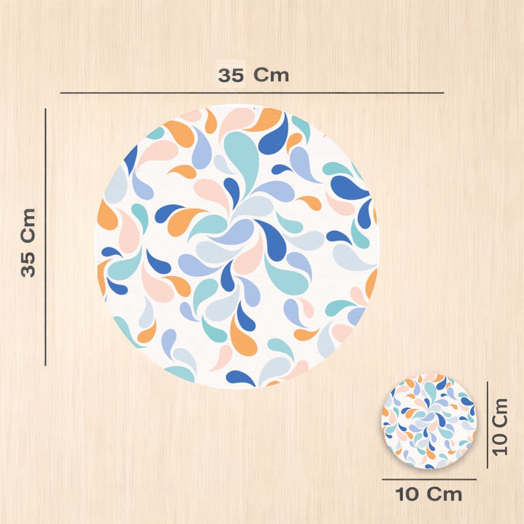 halı desen Charger Plate Set  12 Pieces