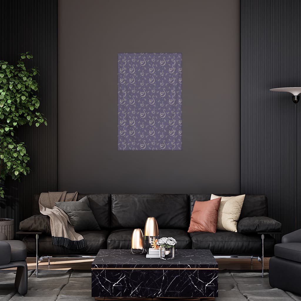 kuğu pattern deseni Wall Tapestry