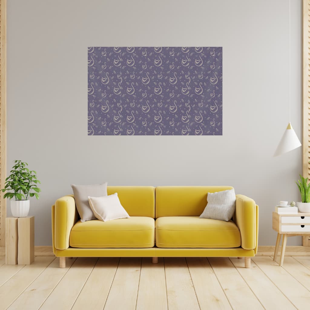 kuğu pattern deseni Wall Tapestry