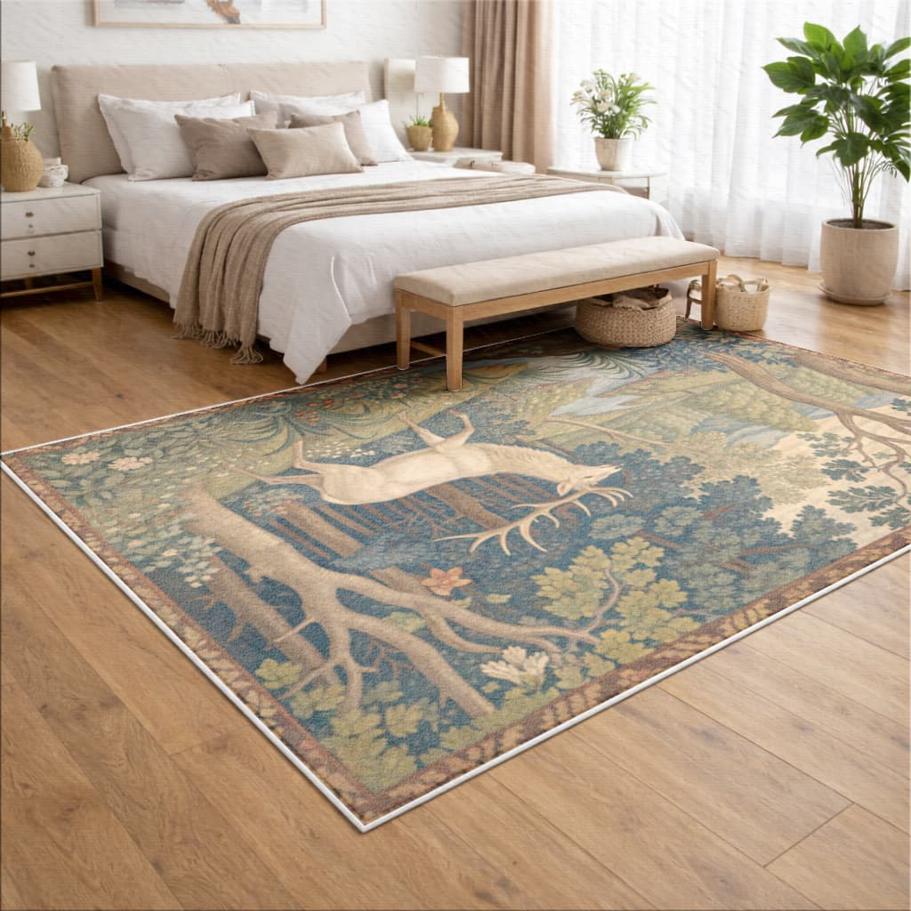 Clown Design  Colorful Illustration Living room carpet