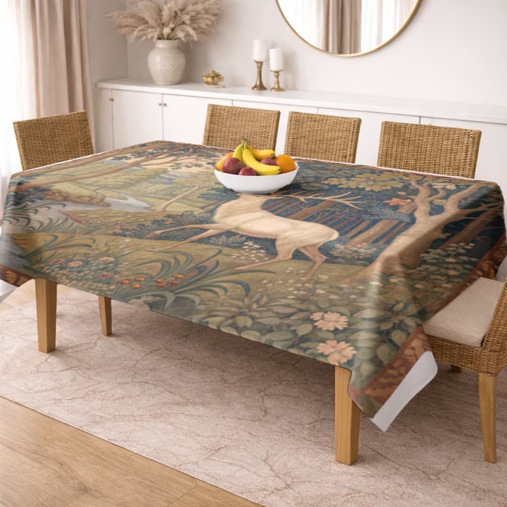 Clown Design  Colorful Illustration Rectangular Tablecloth