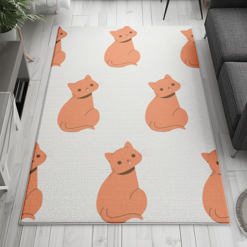 furry feline friends Living room carpet