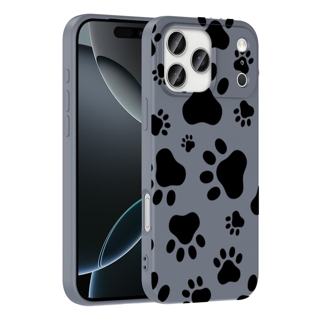 Black and White Paw Pattern Design İphone 17 Pro Max