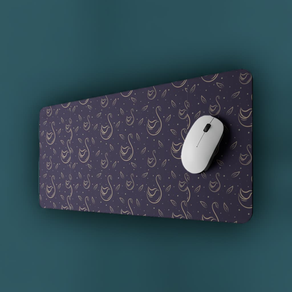 kuğu pattern deseni Mouse Pad