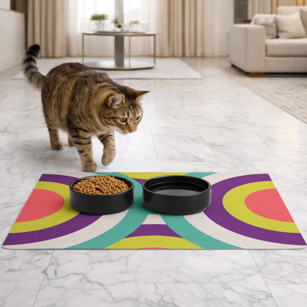 dwwewqe Pet Feeding Mat