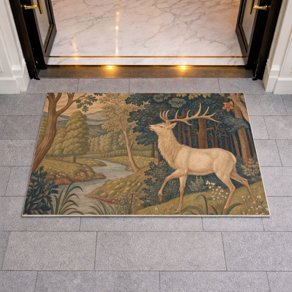 Clown Design  Colorful Illustration Mudroom Mat