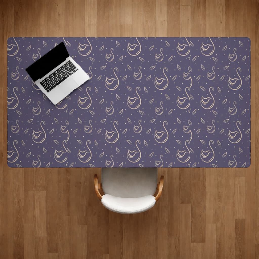 kuğu pattern deseni Desk Pad