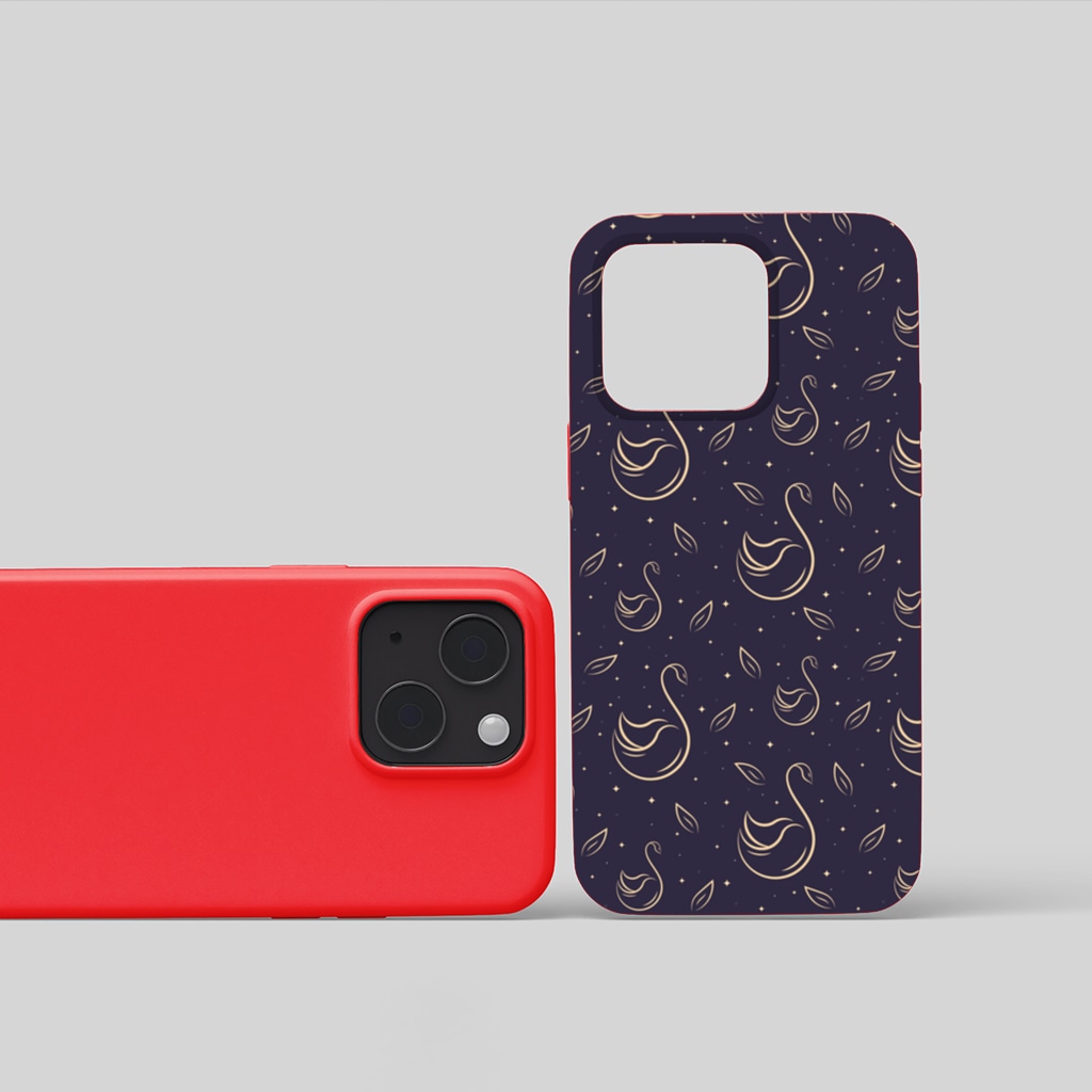 kuğu pattern deseni iphone 15 and plus Görünüm 1