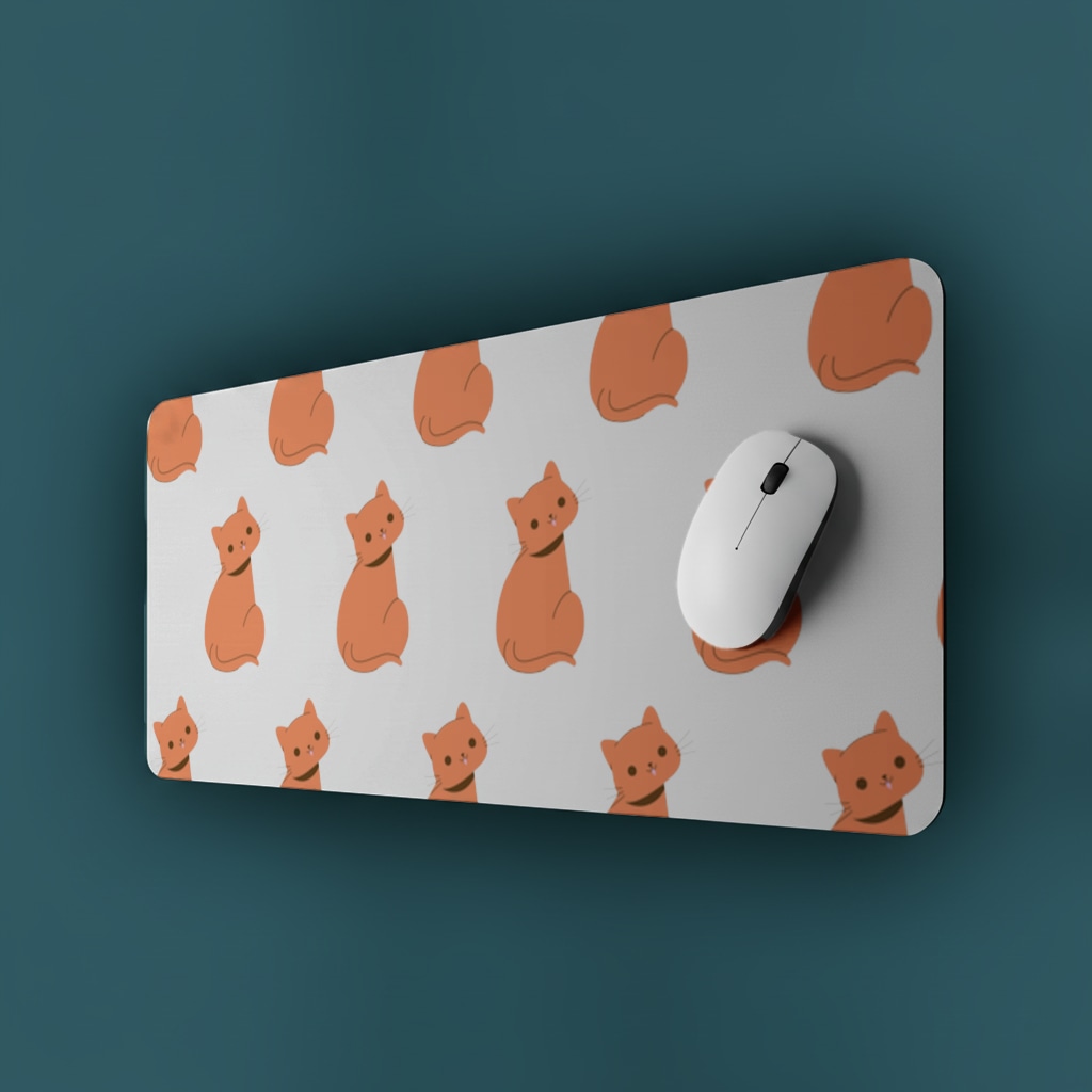 furry feline friends Mouse Pad Görünüm 2