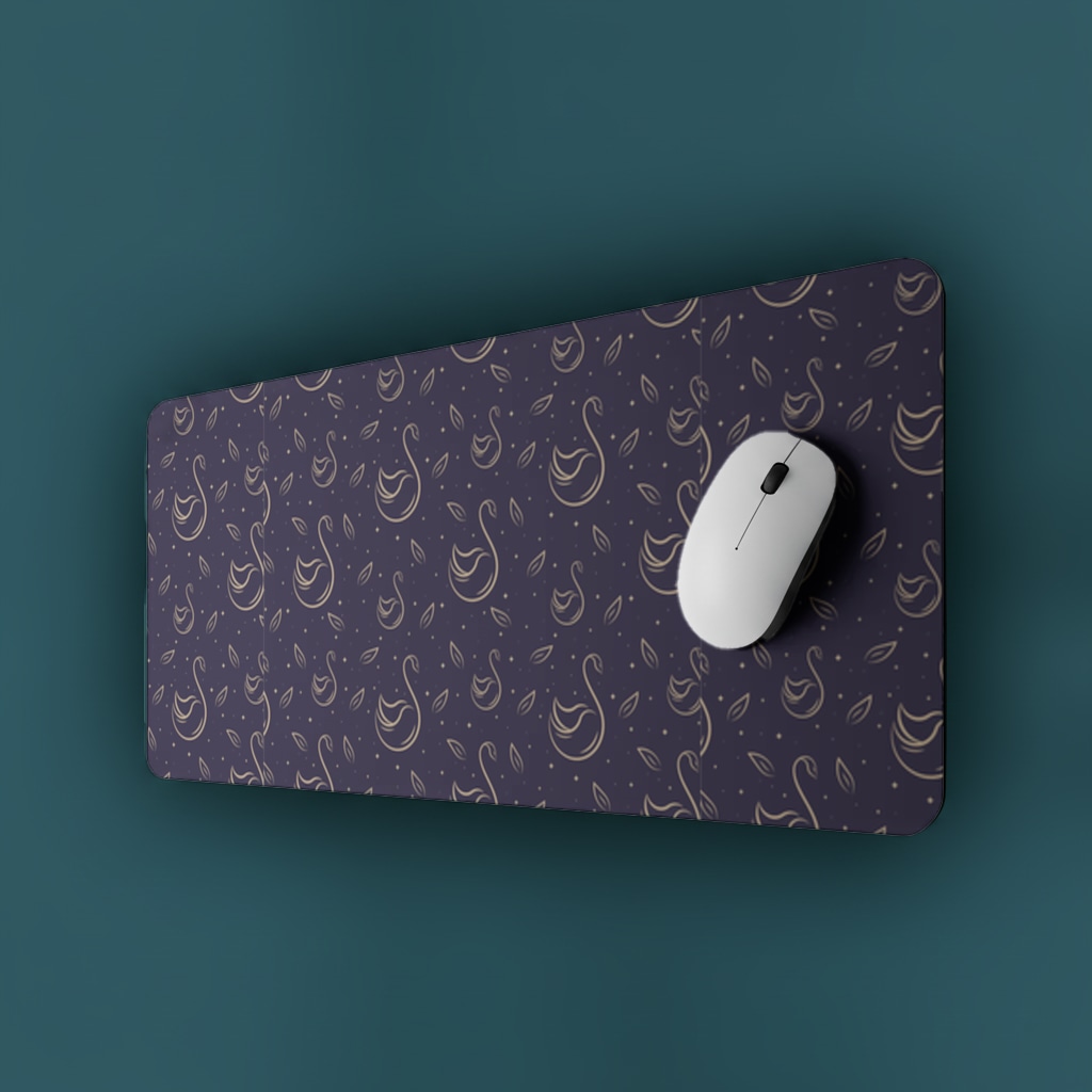 kuğu pattern deseni Mouse Pad Görünüm 1
