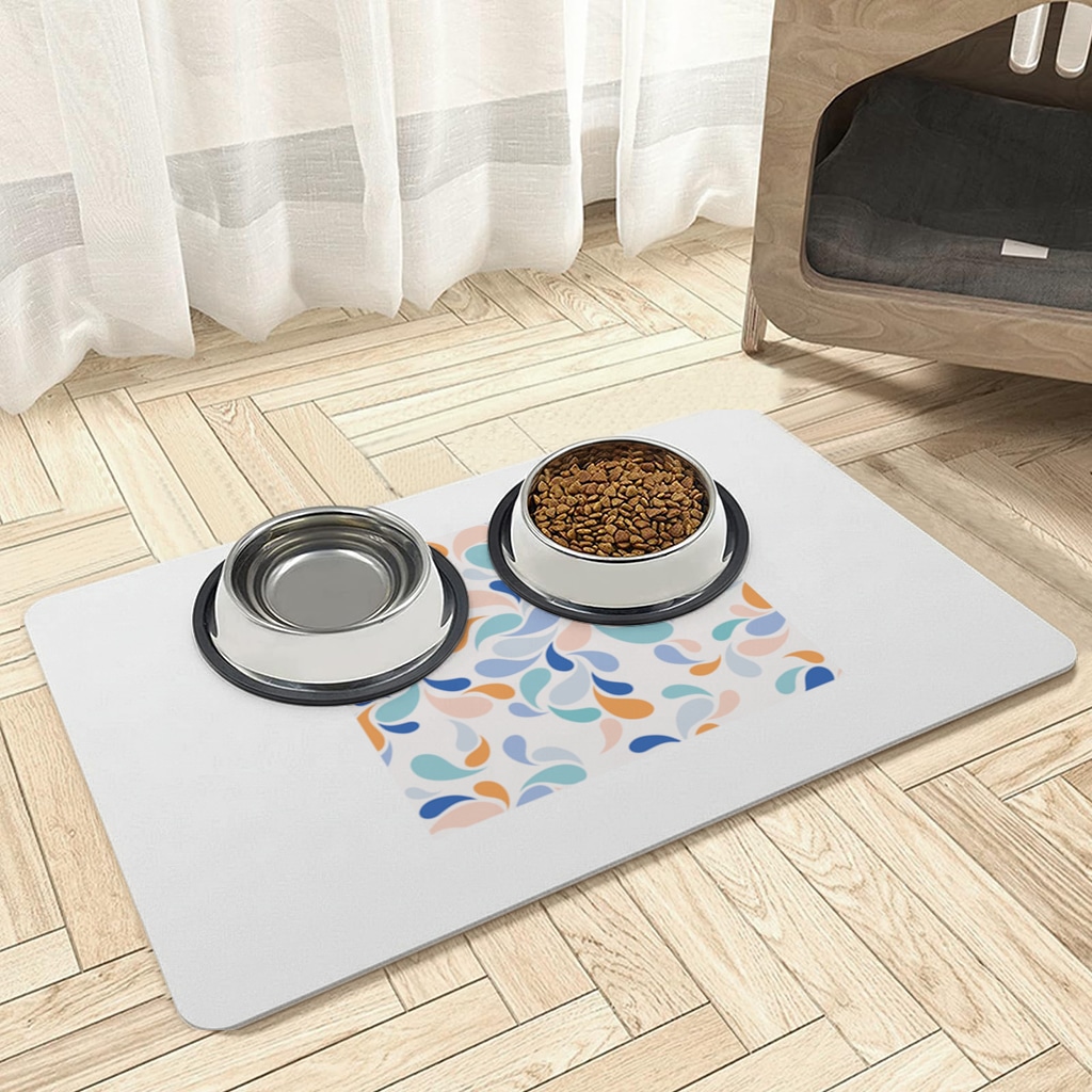 halı desen Pet Feeding Mat Görünüm 2