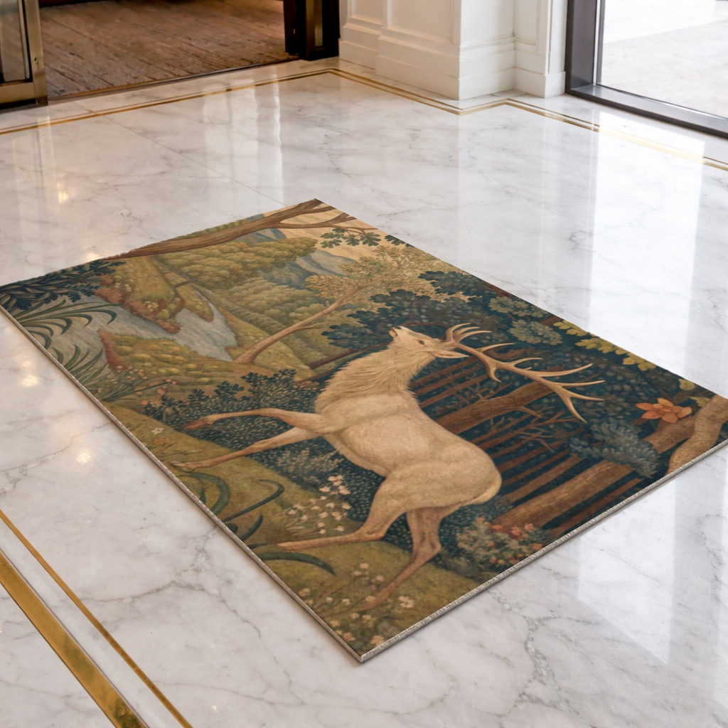 Clown Design  Colorful Illustration Mudroom Mat Görünüm 3