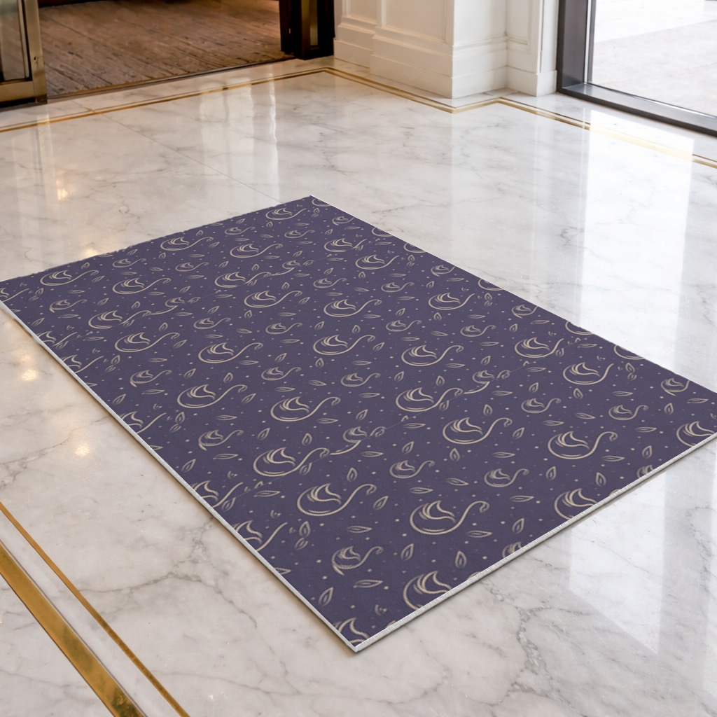 kuğu pattern deseni Mudroom Mat Görünüm 1