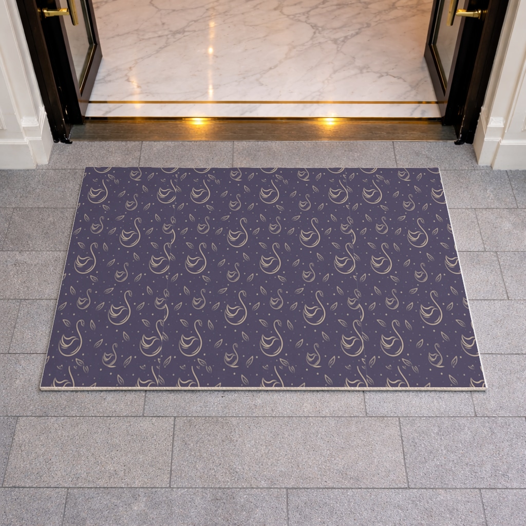 kuğu pattern deseni Mudroom Mat Görünüm 3