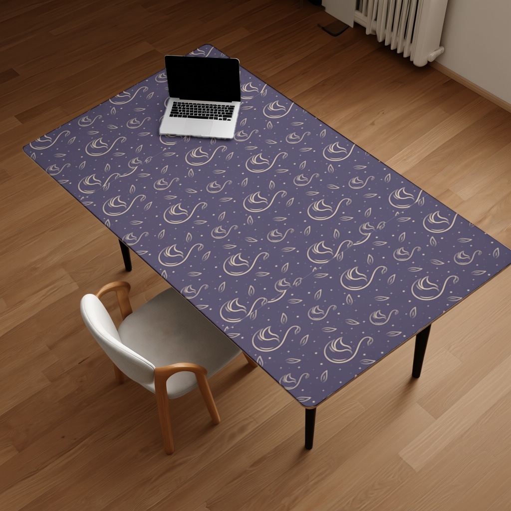 kuğu pattern deseni Desk Pad Görünüm 1