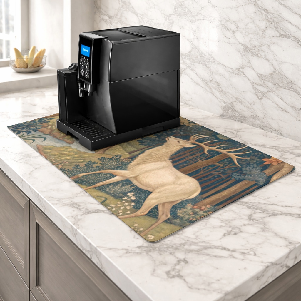 Clown Design  Colorful Illustration Coffee Mat Görünüm 2