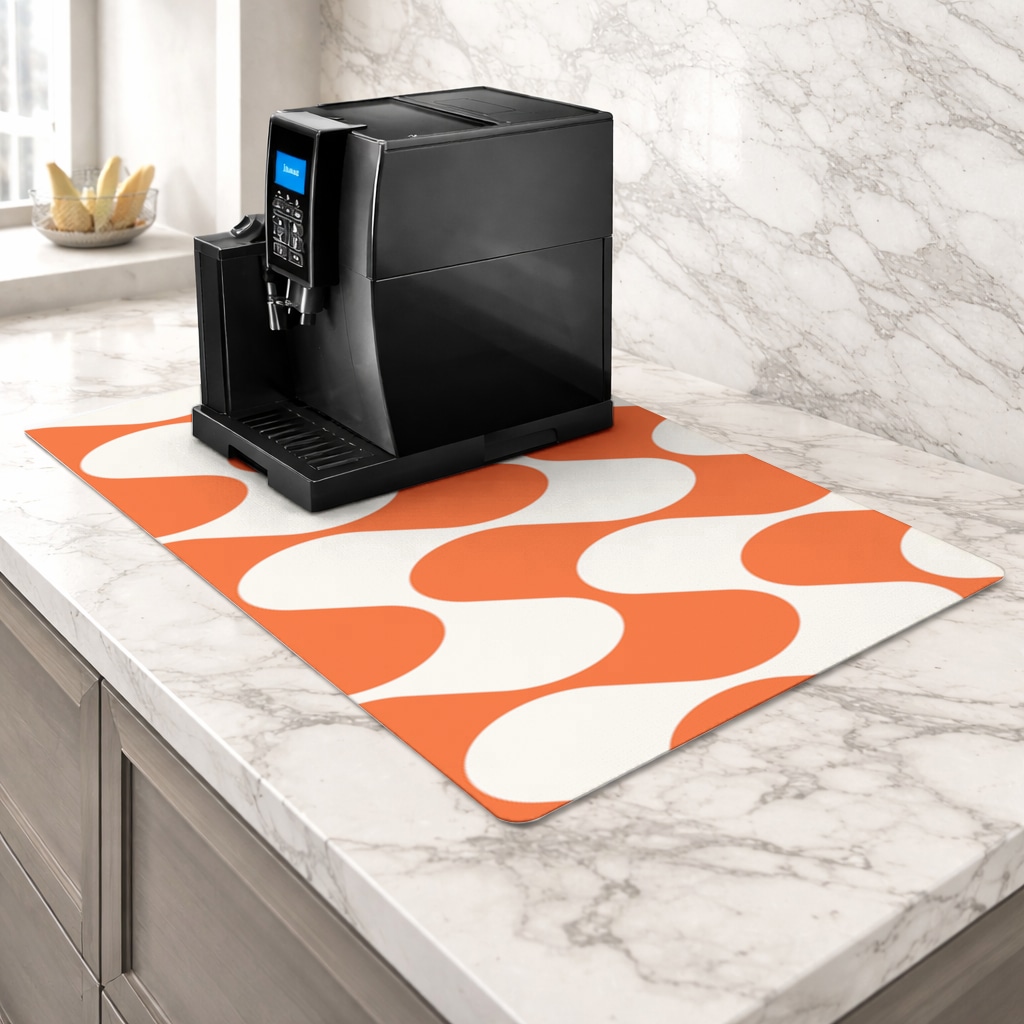 Seamless repeating pattern Coffee Mat Görünüm 2