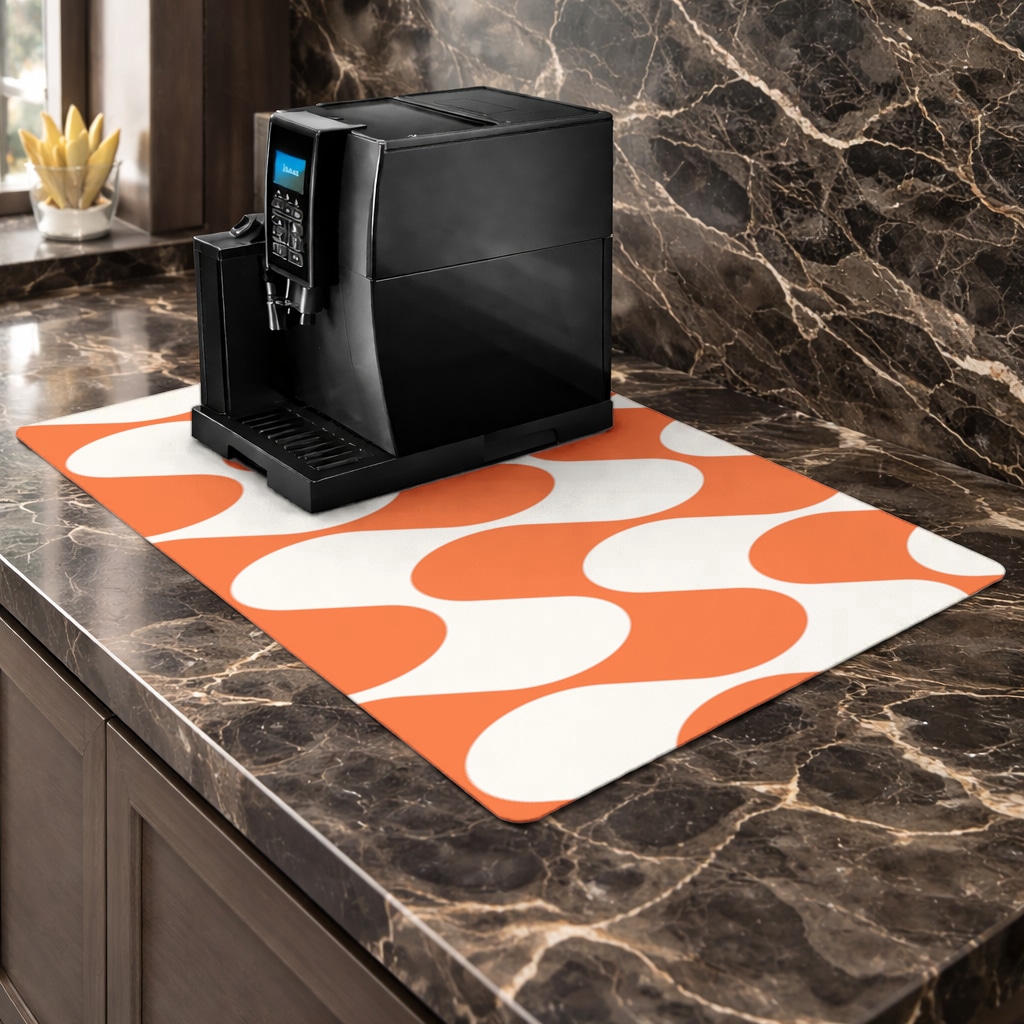 Seamless repeating pattern Coffee Mat Görünüm 1