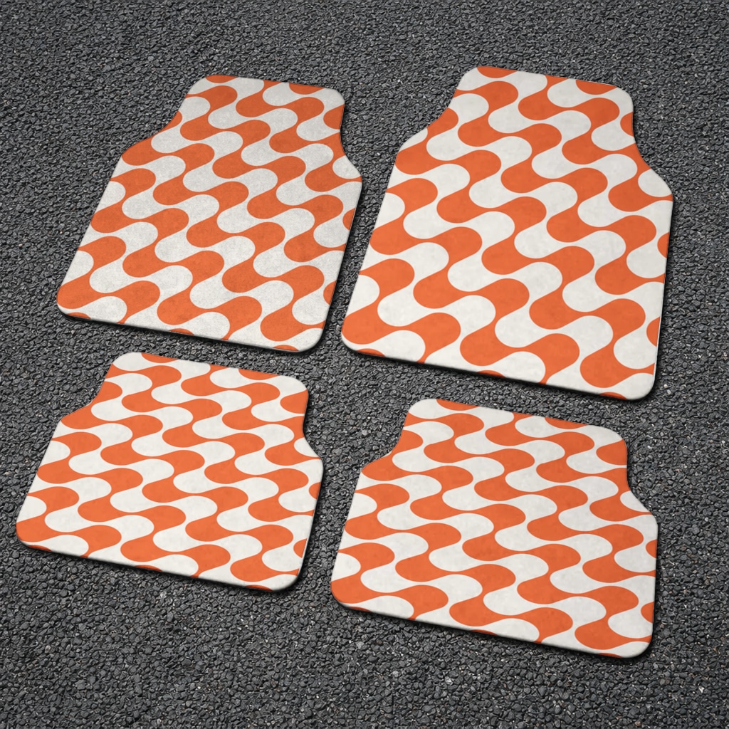 Seamless repeating pattern Car Floor Mats Görünüm 1