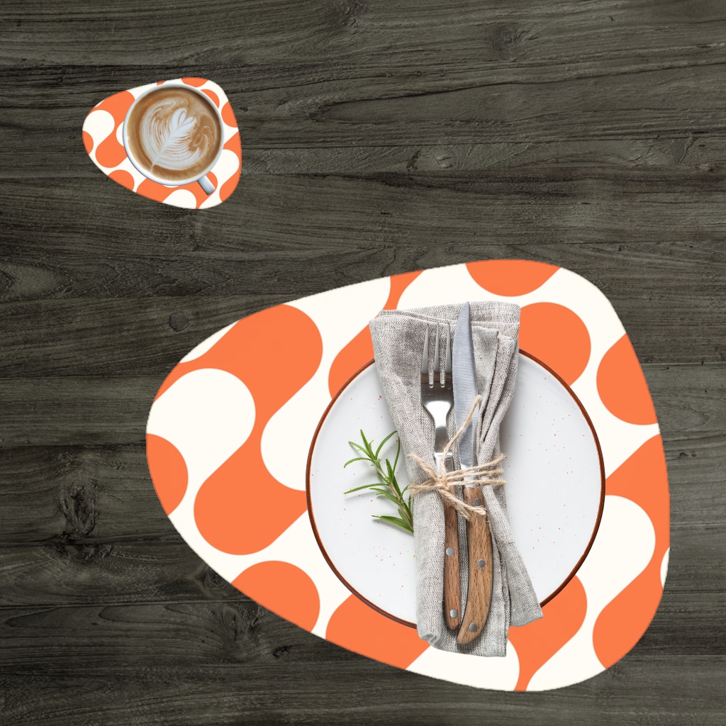 Seamless repeating pattern Charger Plate Set  12 Pieces Görünüm 2