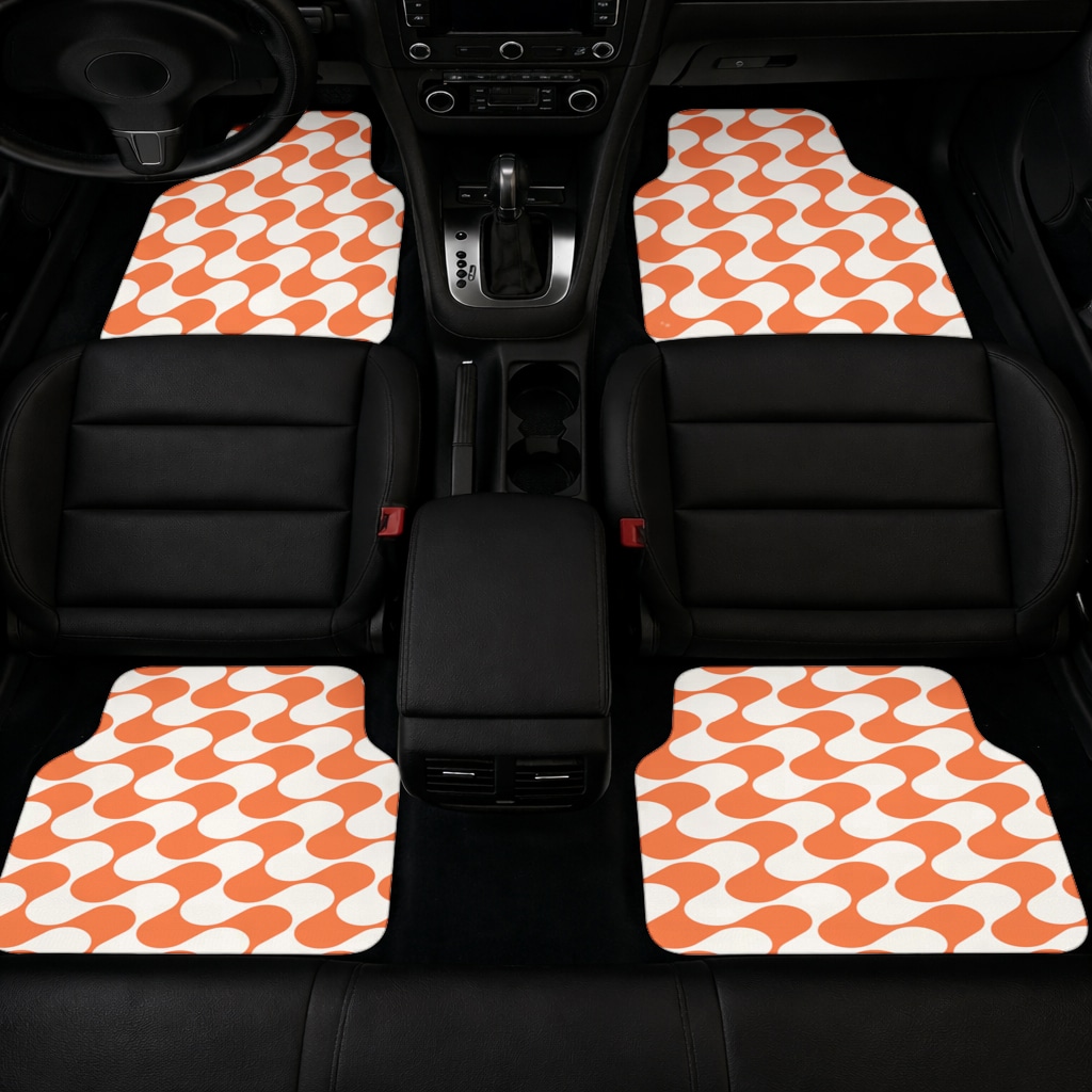 Seamless repeating pattern Car Floor Mats Görünüm 2