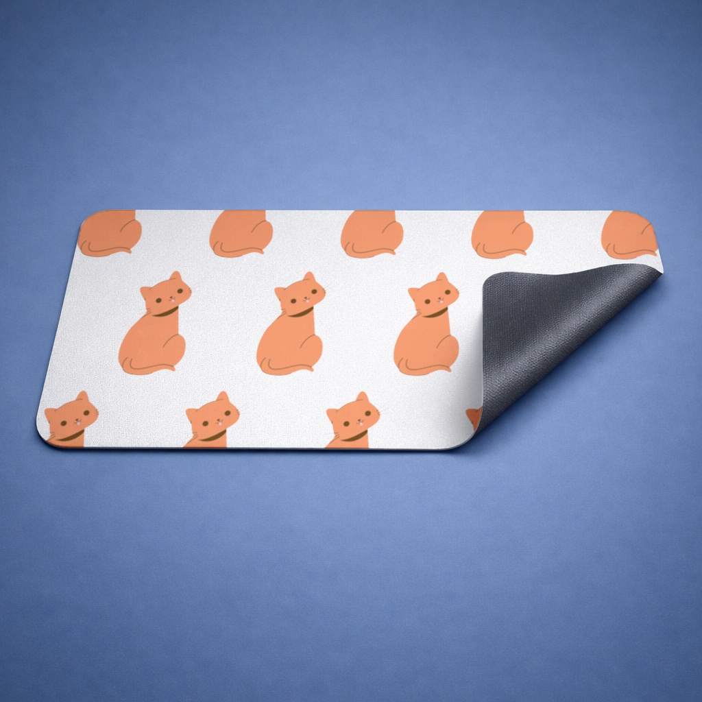 furry feline friends Mouse Pad Görünüm 1