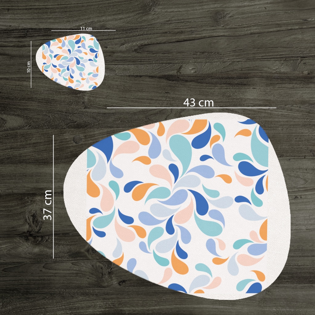 halı desen Charger Plate Set  12 Pieces Görünüm 1