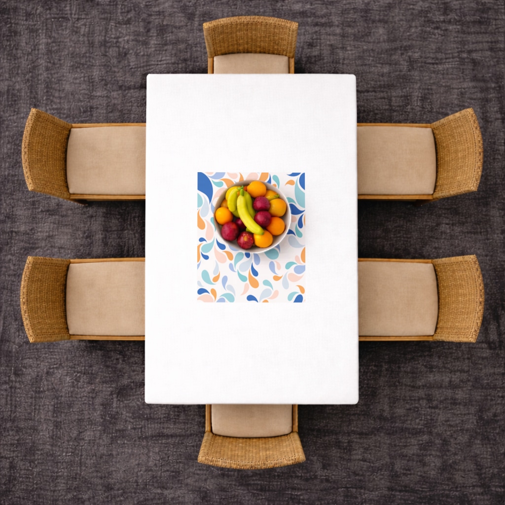 halı desen Rectangular Tablecloth Görünüm 1