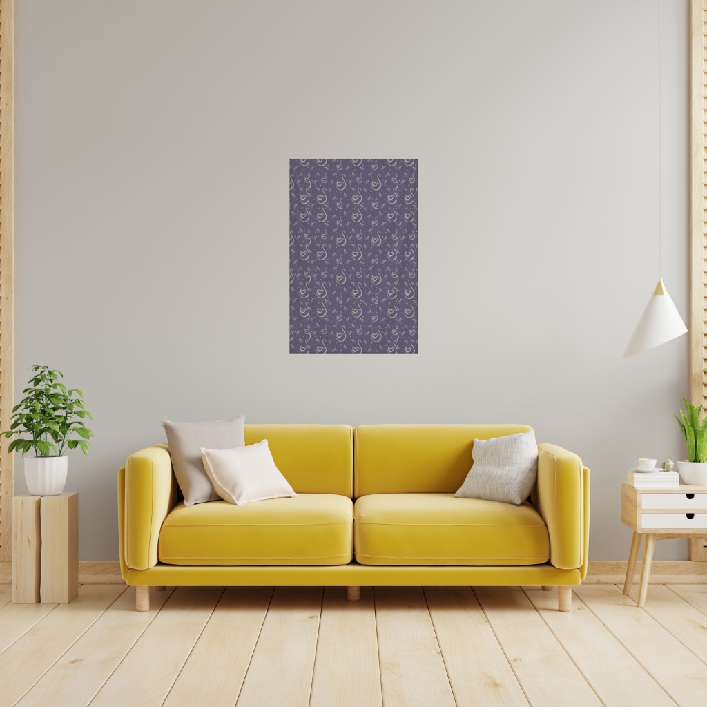 kuğu pattern deseni Wall Tapestry Görünüm 1