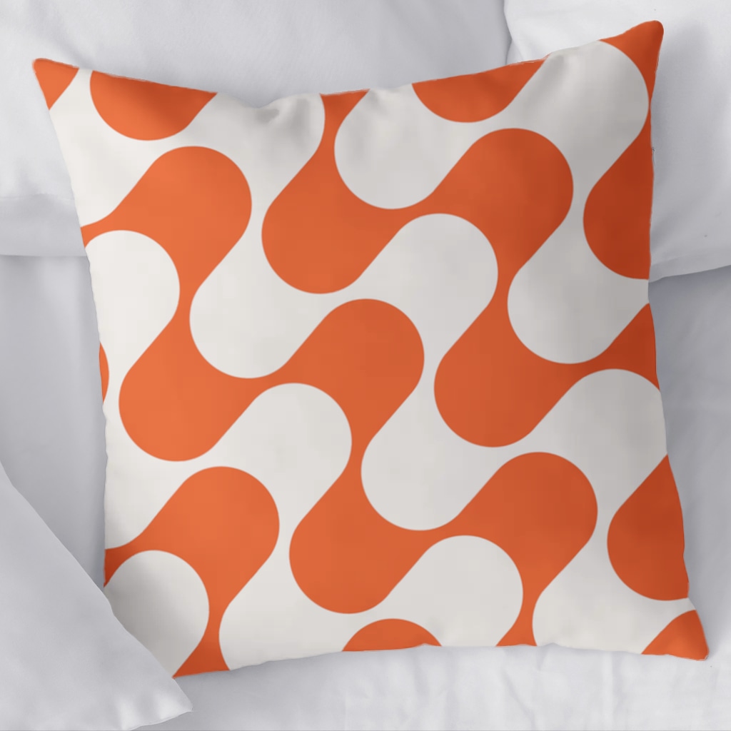 Seamless repeating pattern Decorative pillow cover Görünüm 3