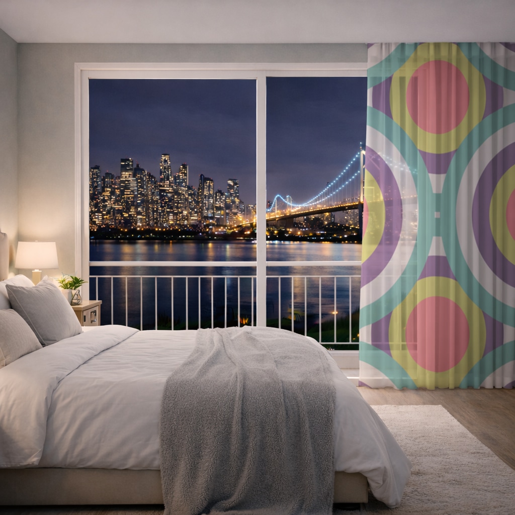 dwwewqe Sheer Curtain Görünüm 3