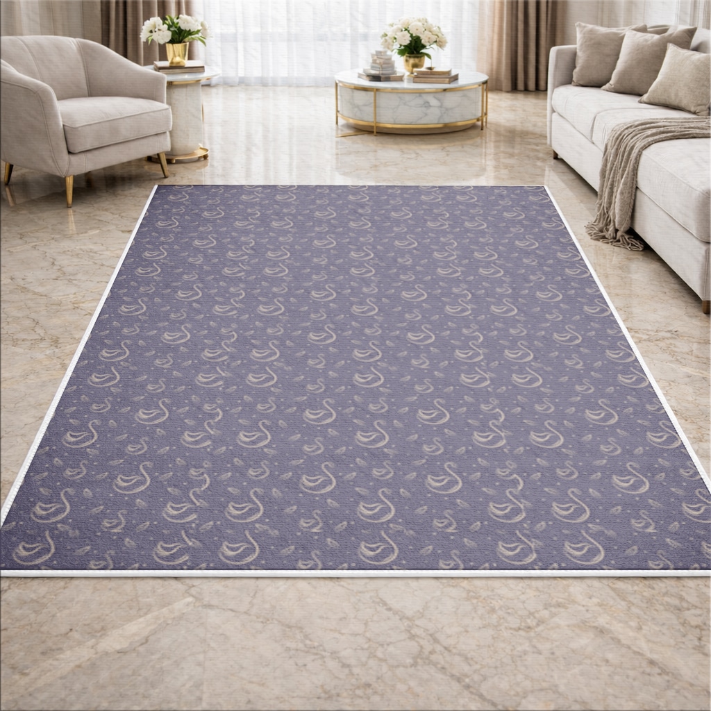 kuğu pattern deseni Living room carpet Görünüm 2