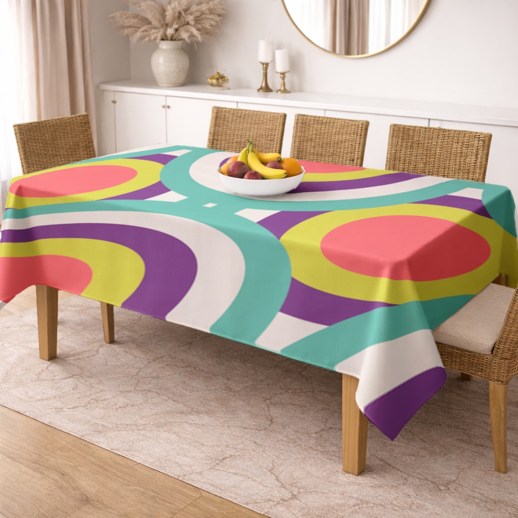 dwwewqe Rectangular Tablecloth Görünüm 3
