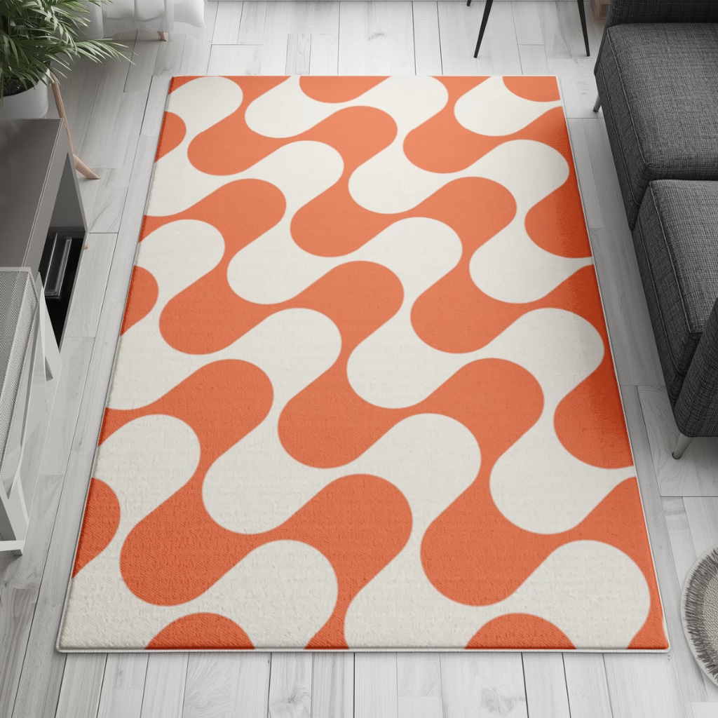 Seamless repeating pattern Living room carpet Görünüm 1