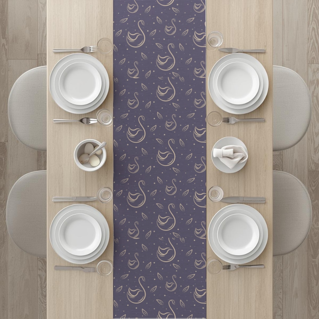 kuğu pattern deseni Runner Görünüm 3