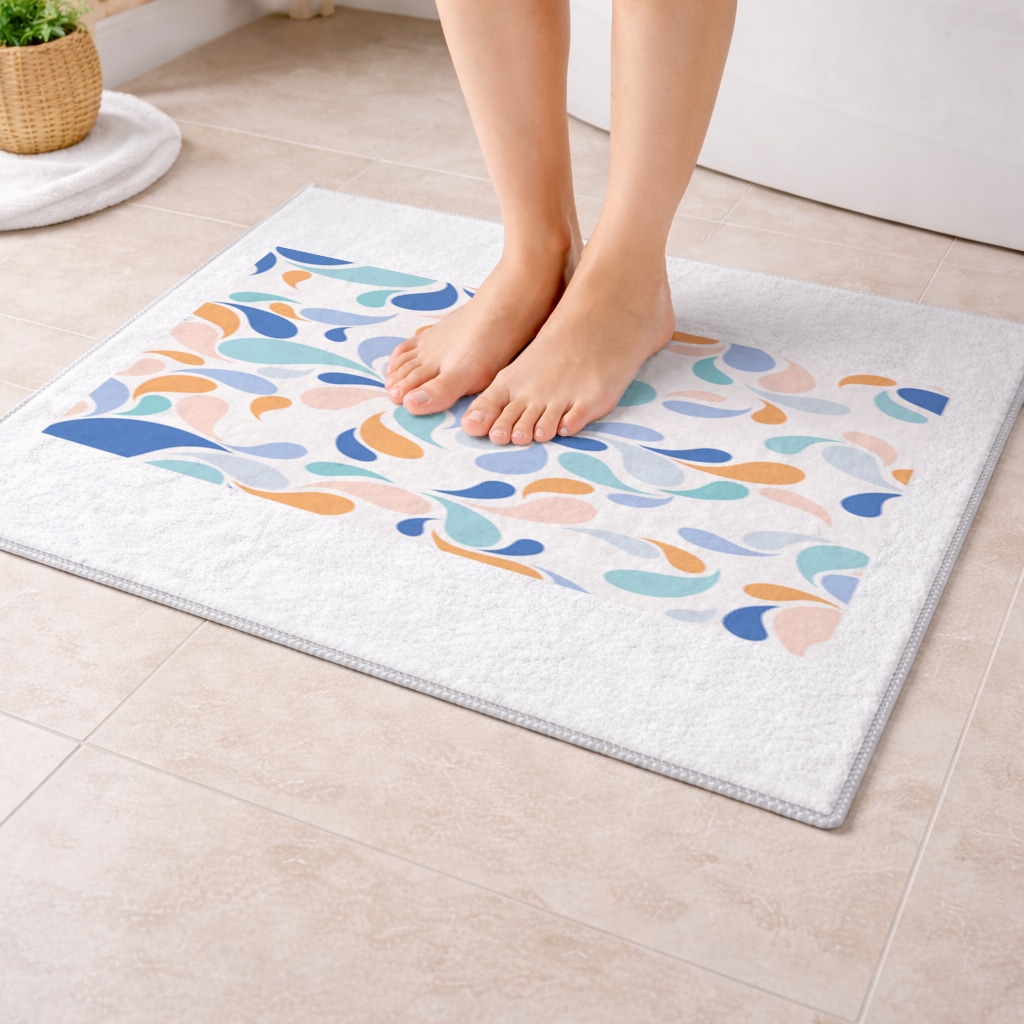 halı desen Bath Mat Görünüm 1