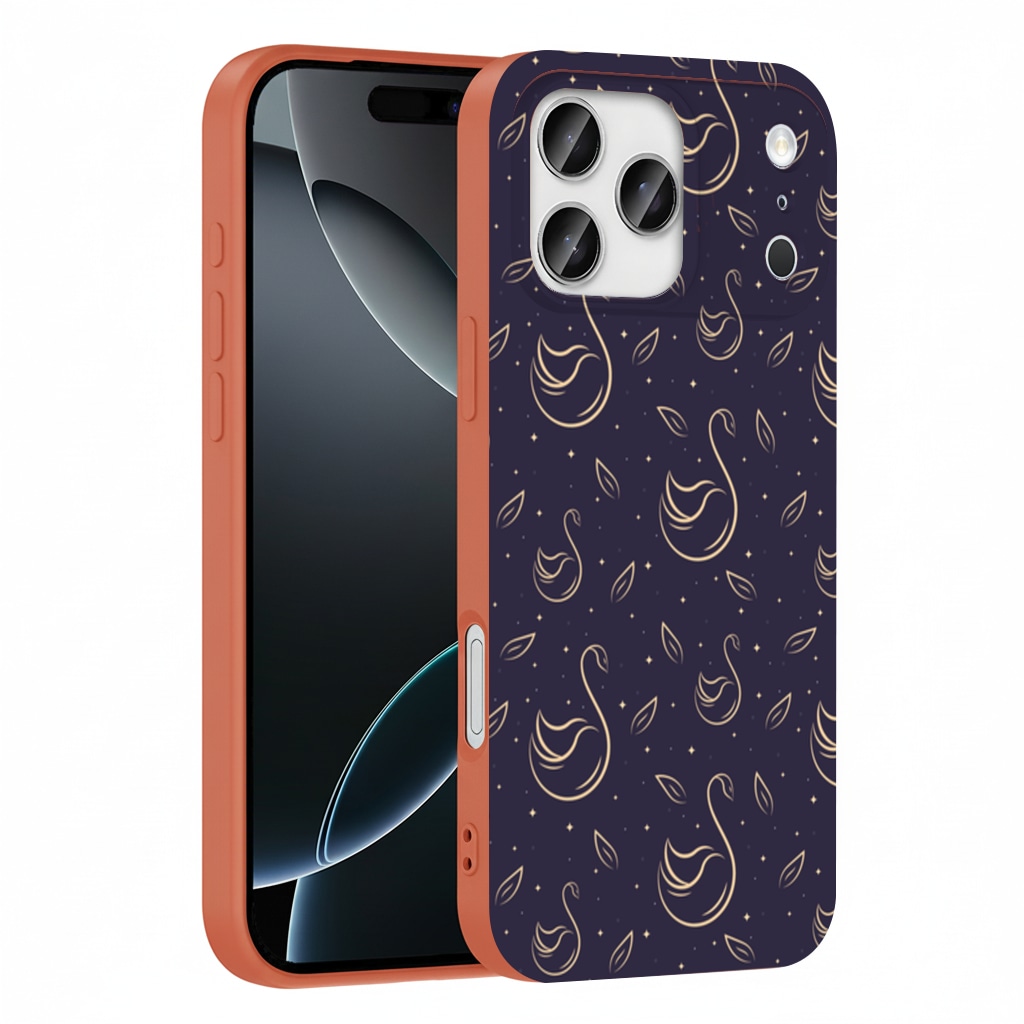 kuğu pattern deseni İphone 17 Pro Max Görünüm 2