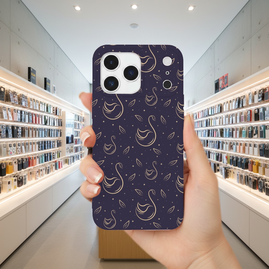 kuğu pattern deseni İphone 17 Pro Max Görünüm 1