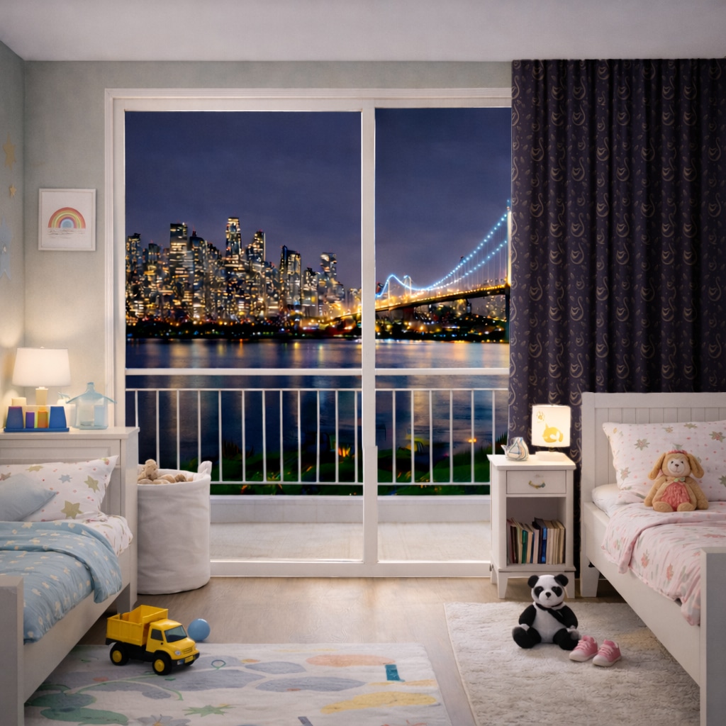 kuğu pattern deseni Drapes Görünüm 2