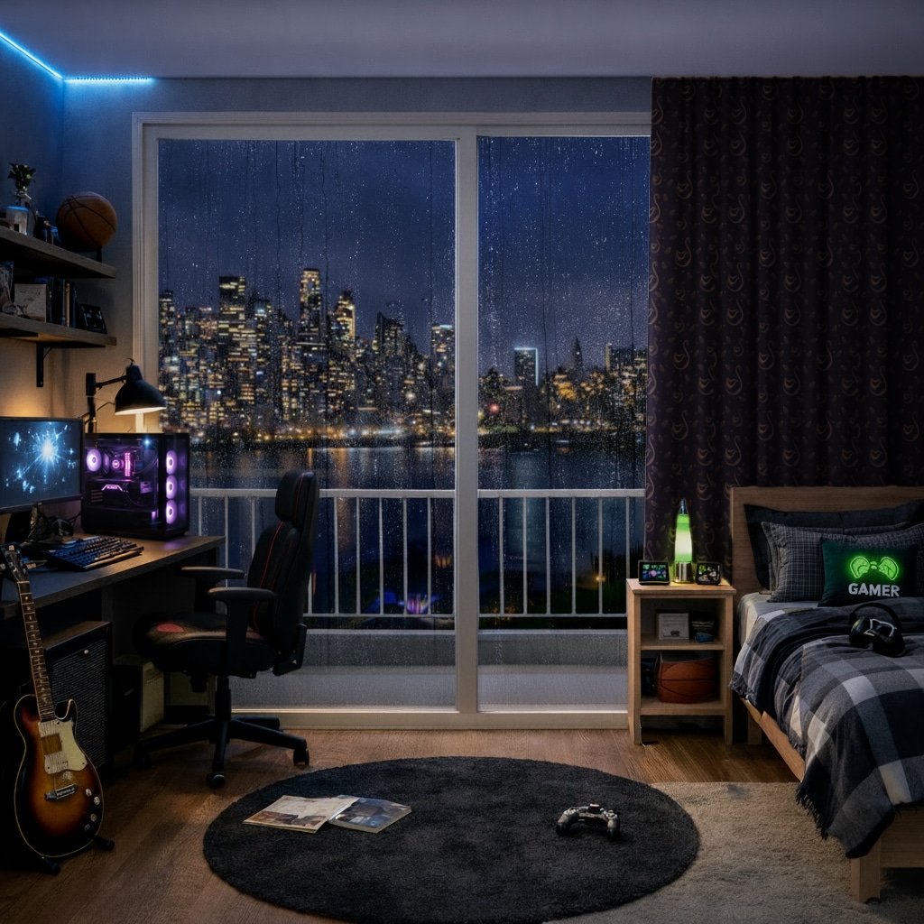 kuğu pattern deseni Drapes Görünüm 5